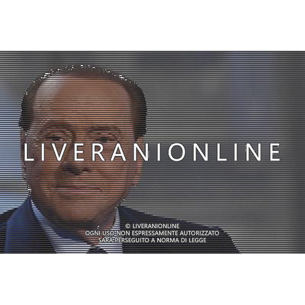 Trasmissione TV \' Porta a Porta \' Roma - 22.11.2016 - Studi RAI Teulada - nella foto: Silvio Berlusconi /Ph.Corradetti-Ag Aldo Liverani / AGENZIA ALDO LIVERANI SAS