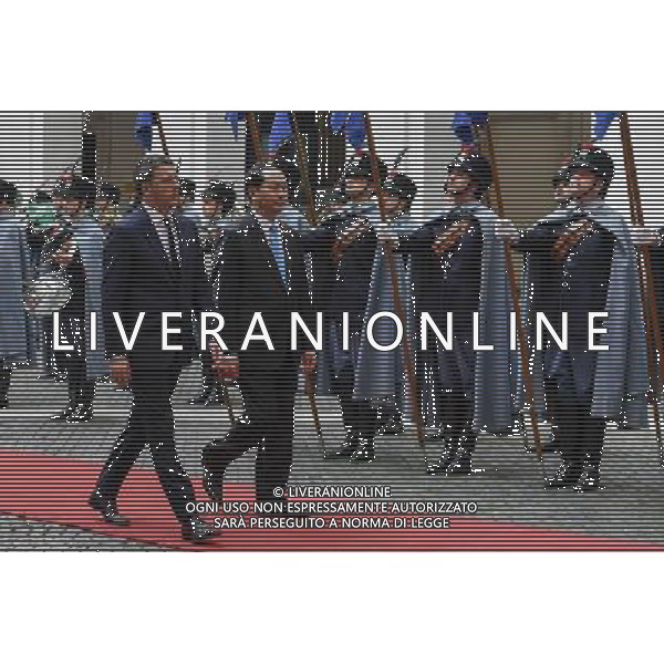 Il presidente del Consiglio Matteo Renzi incontra il presidente della Repubblica Socialista del Vietnam Tran Dai Quang - Roma - 23.11.2016 - Palazzo Chigi - nella foto: Matteo Renzi e Tran Dai Quang / Ph. Corradetti-Ag Aldo Liverani