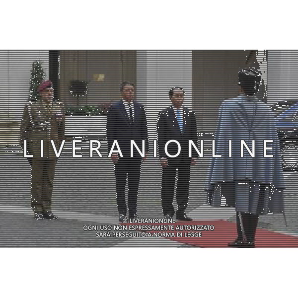 Il presidente del Consiglio Matteo Renzi incontra il presidente della Repubblica Socialista del Vietnam Tran Dai Quang - Roma - 23.11.2016 - Palazzo Chigi - nella foto: Matteo Renzi e Tran Dai Quang / Ph. Corradetti-Ag Aldo Liverani