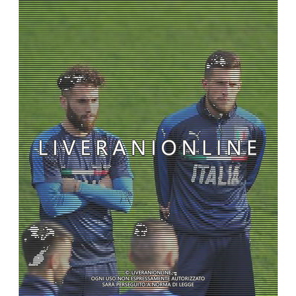 Foto: Aldo Liverani 23/11/2016 Firenze ( Italia) Nazionale Italiana calcio Raduno della Nazionale italiana di calcio, Centro Tecnico Federale di Coverciano Nella foto: Francesco Zampano, Cristiano Biraghi © / AGENZIA ALDO LIVERANI SAS