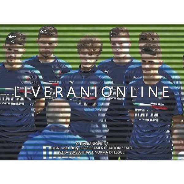Foto: Aldo Liverani 23/11/2016 Firenze ( Italia) Nazionale Italiana calcio Raduno della Nazionale italiana di calcio, Centro Tecnico Federale di Coverciano Nella foto: l\'allenatore Giampiero Ventura e i giocatori della nazionale © / AGENZIA ALDO LIVERANI SAS