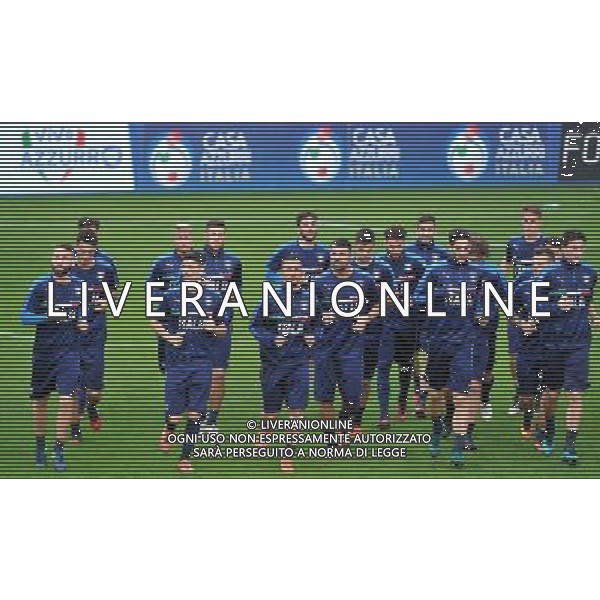 Foto: Aldo Liverani 23/11/2016 Firenze ( Italia) Nazionale Italiana calcio Raduno della Nazionale italiana di calcio, Centro Tecnico Federale di Coverciano Nella foto: i giocatori della nazionale durante la corsa di gruppo © / AGENZIA ALDO LIVERANI SAS