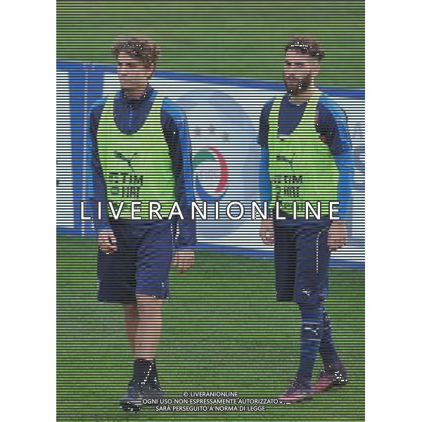 Foto: Aldo Liverani 23/11/2016 Firenze ( Italia) Nazionale Italiana calcio Raduno della Nazionale italiana di calcio, Centro Tecnico Federale di Coverciano Nella foto: Manuel Locatelli, Francesco Zampano © / AGENZIA ALDO LIVERANI SAS