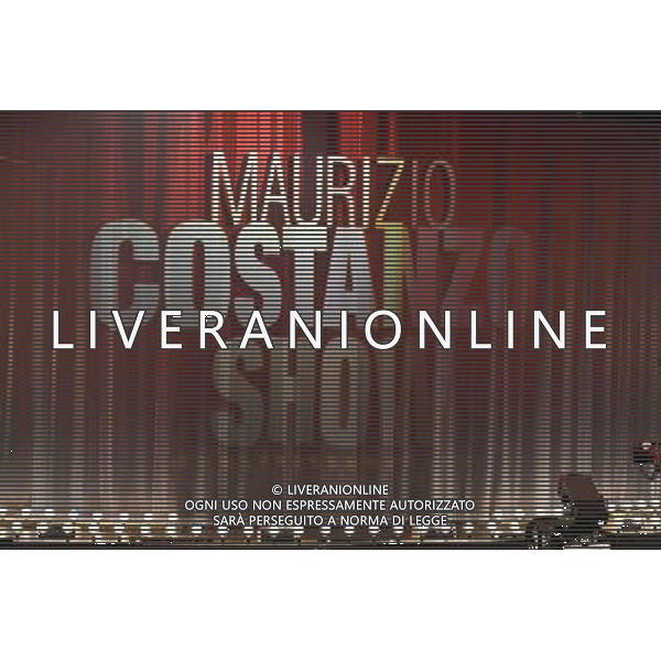 Trasmissione TV \' Maurizio Costanzo Show \' Roma - 23.11.2016 - Studi Mediaset De Paolis - nella foto: Maurizio Costanzo / Ph. Corradetti - Ag. Aldo LiveraniÂ© / AGENZIA ALDO LIVERANI SAS