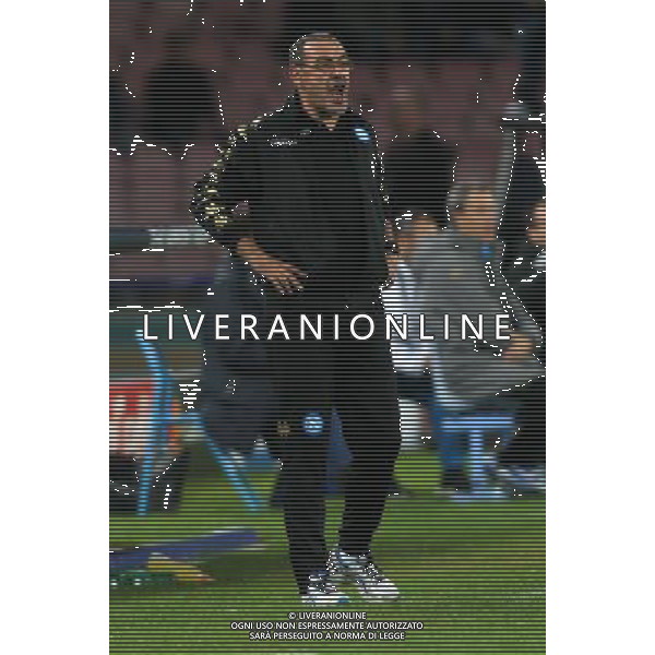 NAPOLI - DINAMO KIEV CHAMPIONS LEAGUE 23 NOVEMBRE 2016 NELLA FOTO MAURIZIO SARRI © MOSCA / AGENZIA ALDO LIVERANI SAS