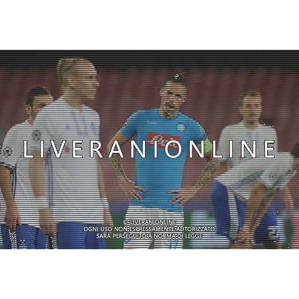 NAPOLI - DINAMO KIEV CHAMPIONS LEAGUE 23 NOVEMBRE 2016 NELLA FOTO MAREK HAMSIK © MOSCA / AGENZIA ALDO LIVERANI SAS