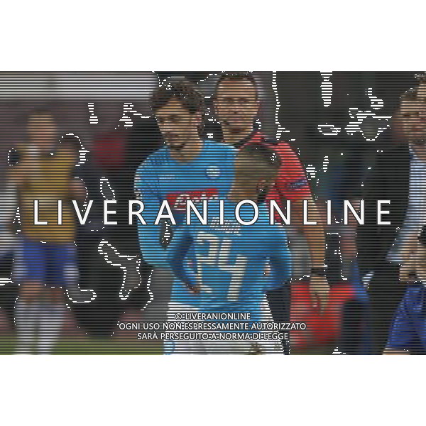 NAPOLI - DINAMO KIEV CHAMPIONS LEAGUE 23 NOVEMBRE 2016 NELLA FOTO MANOLO GABBIADINI, INSIGNE LORENZO © MOSCA / AGENZIA ALDO LIVERANI SAS
