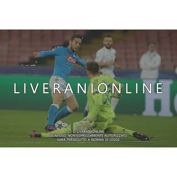 NAPOLI - DINAMO KIEV CHAMPIONS LEAGUE 23 NOVEMBRE 2016 NELLA FOTO DRIES MERTENS, RUDKO © MOSCA / AGENZIA ALDO LIVERANI SAS