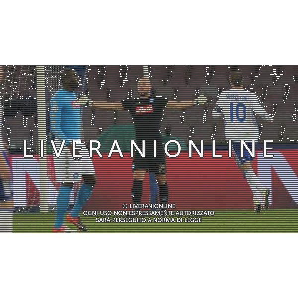 NAPOLI - DINAMO KIEV CHAMPIONS LEAGUE 23 NOVEMBRE 2016 NELLA FOTO REINA © MOSCA / AGENZIA ALDO LIVERANI SAS