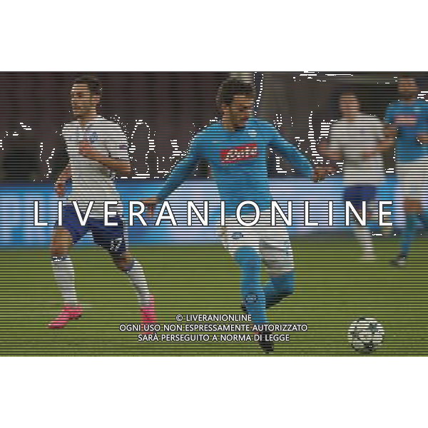 NAPOLI - DINAMO KIEV CHAMPIONS LEAGUE 23 NOVEMBRE 2016 NELLA FOTO MANOLO GABBIADINI © MOSCA / AGENZIA ALDO LIVERANI SAS