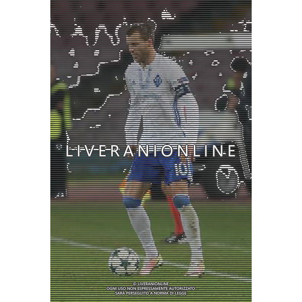 NAPOLI - DINAMO KIEV CHAMPIONS LEAGUE 23 NOVEMBRE 2016 NELLA FOTO: ANDRIY YARMOLENKO FOTO MOSCA-AG.LIVERANI