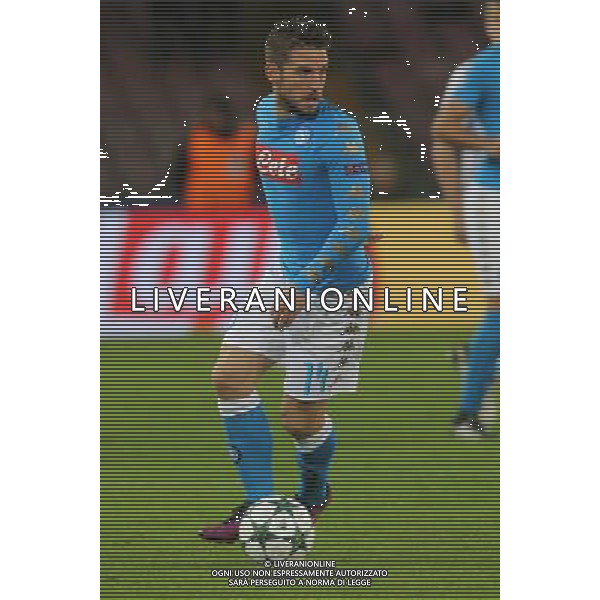 NAPOLI - DINAMO KIEV CHAMPIONS LEAGUE 23 NOVEMBRE 2016 NELLA FOTO: DRIES MERTENS FOTO MOSCA-AG.LIVERANI
