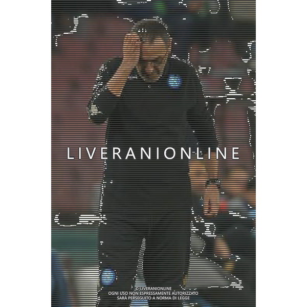 NAPOLI - DINAMO KIEV CHAMPIONS LEAGUE 23 NOVEMBRE 2016 NELLA FOTO: MAURIZIO SARRI FOTO MOSCA-AG.LIVERANI