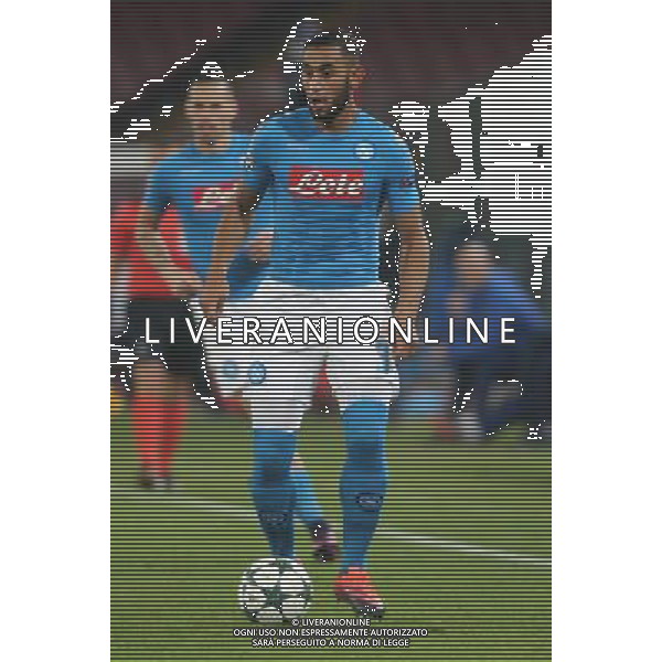 NAPOLI - DINAMO KIEV CHAMPIONS LEAGUE 23 NOVEMBRE 2016 NELLA FOTO: FAOUZI GHOULAM FOTO MOSCA-AG.LIVERANI