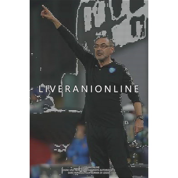 NAPOLI - DINAMO KIEV CHAMPIONS LEAGUE 23 NOVEMBRE 2016 NELLA FOTO: MAURIZIO SARRI FOTO MOSCA-AG.LIVERANI