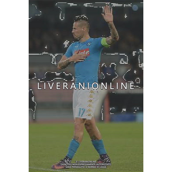 NAPOLI - DINAMO KIEV CHAMPIONS LEAGUE 23 NOVEMBRE 2016 NELLA FOTO: MAREK HAMSIK FOTO MOSCA-AG.LIVERANI