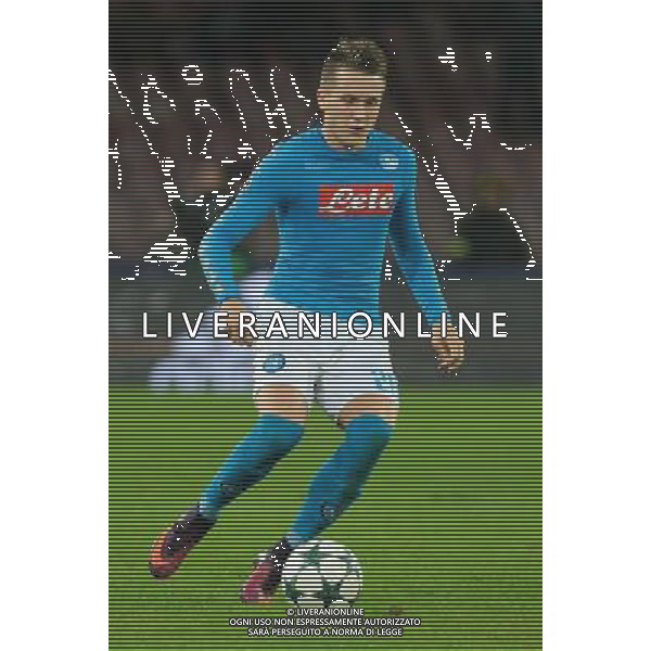 NAPOLI - DINAMO KIEV CHAMPIONS LEAGUE 23 NOVEMBRE 2016 NELLA FOTO: PIOTR ZIELINSKI FOTO MOSCA-AG.LIVERANI