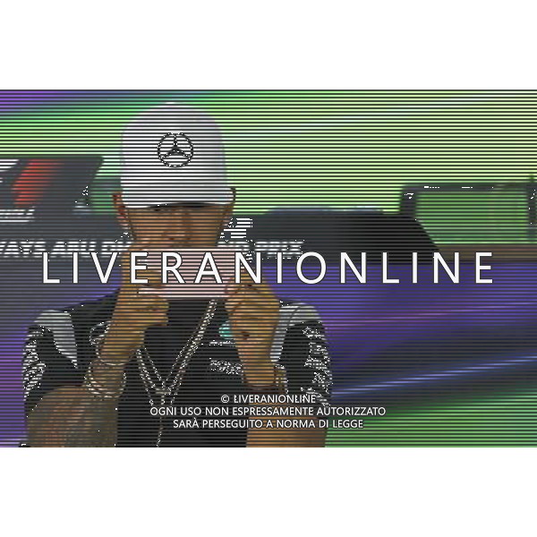 Lewis Hamilton (GBR) Mercedes AMG F1 24.11.2016. Formula 1 World Championship, Rd 21, Abu Dhabi Grand Prix, Yas Marina Circuit, Abu Dhabi, Preparation Day. AG ALDO LIVERANI SAS ONLY ITALY