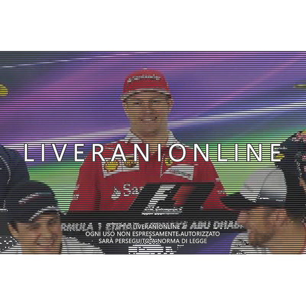 Kimi Raikkonen (FIN) Ferrari in the FIA Press Conference. 24.11.2016. Formula 1 World Championship, Rd 21, Abu Dhabi Grand Prix, Yas Marina Circuit, Abu Dhabi, Preparation Day. AG ALDO LIVERANI SAS ONLY ITALY