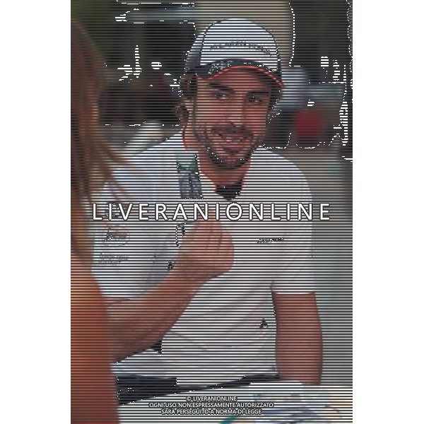 Fernando Alonso (ESP) McLaren. 24.11.2016. Formula 1 World Championship, Rd 21, Abu Dhabi Grand Prix, Yas Marina Circuit, Abu Dhabi, Preparation Day. AG ALDO LIVERANI SAS ONLY ITALY