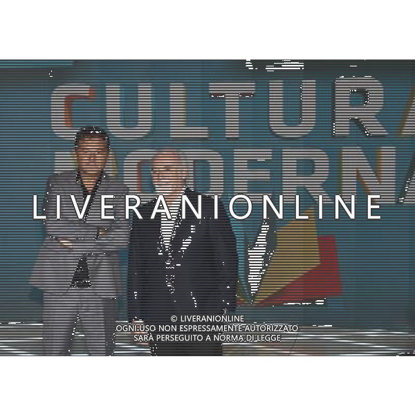 Cologno Monzese, ( MI ) 24/11/2016 Mediaset - Photocall Cultura Moderna Nella foto: Teo Mammucari e Antonio Ricci PH Lauro Montagnini AG ALDO LIVERANI SAS