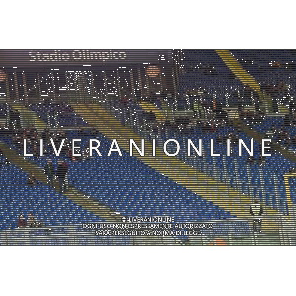 UEFA Europa League 2016-2017 Fase a gironi Gruppo E Roma 24.11.2016 - AS Roma vs FC Viktoria Plzen - nella foto: Le barriere in curva Nord per dividere i tifosi /Ph.Corradetti-Ag. Aldo Liverani