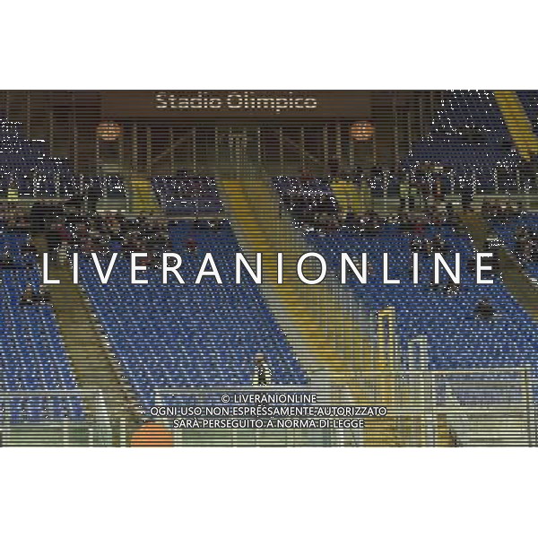 UEFA Europa League 2016-2017 Fase a gironi Gruppo E Roma 24.11.2016 - AS Roma vs FC Viktoria Plzen - nella foto: Le barriere in curva Nord per dividere i tifosi /Ph.Corradetti-Ag. Aldo Liverani