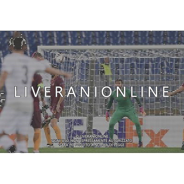 UEFA Europa League 2016-2017 Fase a gironi Gruppo E Roma 24.11.2016 - AS Roma vs FC Viktoria Plzen - nella foto: il gol di Martin Zeman /Ph.Corradetti-Ag. Aldo Liverani