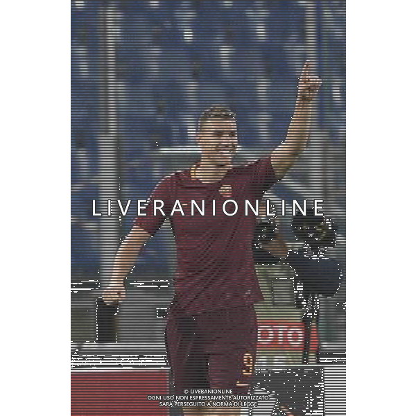UEFA Europa League 2016-2017 Fase a gironi Gruppo E Roma 24.11.2016 - AS Roma vs FC Viktoria Plzen - nella foto: Esultanza di Edin Dzeko /Ph.Corradetti-Ag. Aldo Liverani