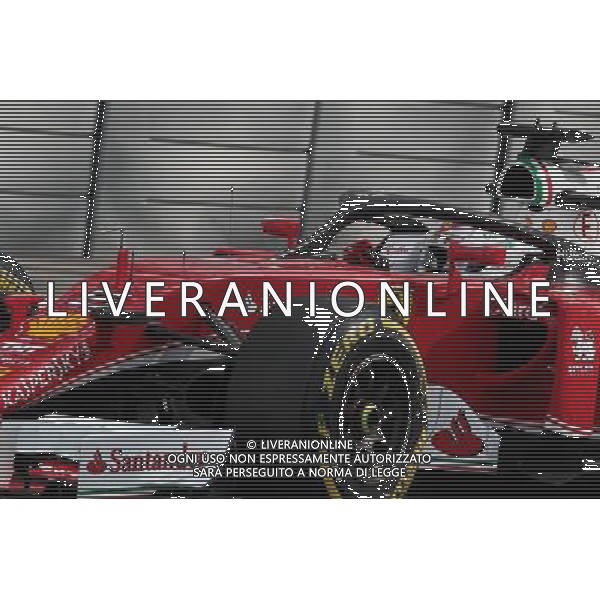 Sebastian Vettel (GER) Ferrari SF16-H with the Halo cockpit cover. 25.11.2016. Formula 1 World Championship, Rd 21, Abu Dhabi Grand Prix, Yas Marina Circuit, Abu Dhabi, Practice Day. AG ALDO LIVERANI SAS ONLY ITALY