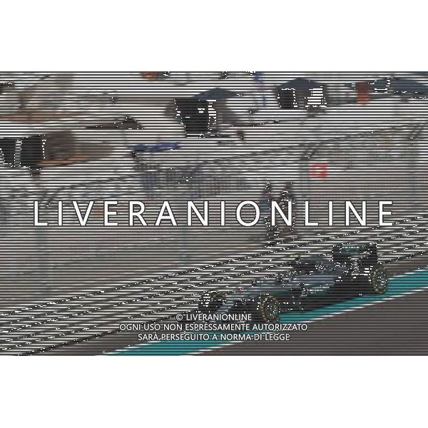 Nico Rosberg (GER) Mercedes AMG F1 W07 Hybrid. 25.11.2016. Formula 1 World Championship, Rd 21, Abu Dhabi Grand Prix, Yas Marina Circuit, Abu Dhabi, Practice Day. AG ALDO LIVERANI SAS ONLY ITALY