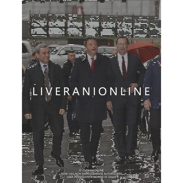 Milano ( MI ) 25/11/2016 Palazzo Lombardia, firma per il Patto per la Lombardia Nella foto: Alessandro Marangoni, Matteo Renzi e Giuseppe Sala PH Lauro Montagnini *** Local Caption *** / AGENZIA ALDO LIVERANI SAS / AGENZIA ALDO LIVERANI SAS