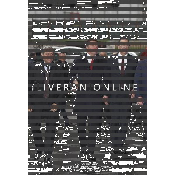 Milano ( MI ) 25/11/2016 Palazzo Lombardia, firma per il Patto per la Lombardia Nella foto: Alessandro Marangoni, Matteo Renzi e Giuseppe Sala PH Lauro Montagnini *** Local Caption *** / AGENZIA ALDO LIVERANI SAS / AGENZIA ALDO LIVERANI SAS