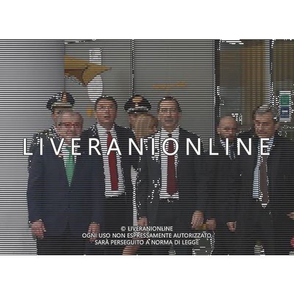 Milano ( MI ) 25/11/2016 Palazzo Lombardia, firma per il Patto per la Lombardia Nella foto: Roberto Maroni, Matteo Renzi, Giuseppe Sala e Alessandro Marangoni PH Lauro Montagnini *** Local Caption *** / AGENZIA ALDO LIVERANI SAS / AGENZIA ALDO LIVERANI SAS