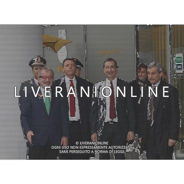 Milano ( MI ) 25/11/2016 Palazzo Lombardia, firma per il Patto per la Lombardia Nella foto: Roberto Maroni, Matteo Renzi, Giuseppe Sala e Alessandro Marangoni PH Lauro Montagnini *** Local Caption *** / AGENZIA ALDO LIVERANI SAS / AGENZIA ALDO LIVERANI SAS