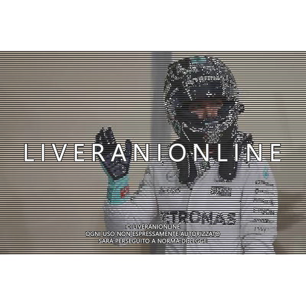 2nd place for Nico Rosberg (GER) Mercedes AMG Petronas F1 W07. 26.11.2016. Formula 1 World Championship, Rd 21, Abu Dhabi Grand Prix, Yas Marina Circuit, Abu Dhabi, Qualifying Day. AG ALDO LIVERANI SAS ONLY ITALY