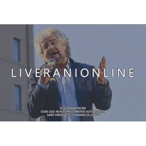 Manifestazione del M5S \' Io Dico No \' â€“ Roma 26.11.2016 - nella foto: Beppe Grillo /Ph.Corradetti-Ag Aldo Liverani / AGENZIA ALDO LIVERANI SAS 