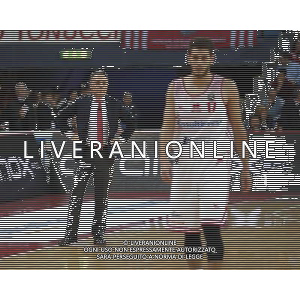 Consultinvest Pesaro vs Dolomiti Energia Trento 27/11/2016 nella foto: PIERO BUCCHI COACH ©CLAUDIO ZAMAGNI/AGENZIA ALDO LIVERANI S.A.S.