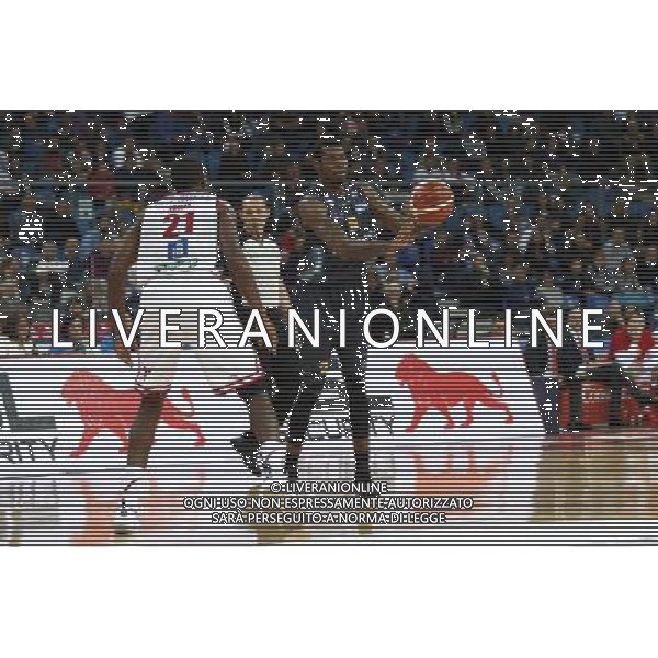 Consultinvest Pesaro vs Dolomiti Energia Trento 27/11/2016 nella foto: JEFFERSON JOHNDRE ©CLAUDIO ZAMAGNI/AGENZIA ALDO LIVERANI S.A.S.