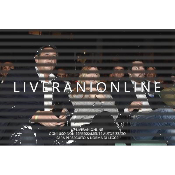 Tour della Sovranita\' - LE RAGIONI DEL NO GRAZIE! â€“ Roma 27.11.2016 - nella foto: Giovanni Toti Giorgia Meloni e Matteo Salvini /Ph.Corradetti-Ag Aldo Liverani/ AGENZIA ALDO LIVERANI SAS 