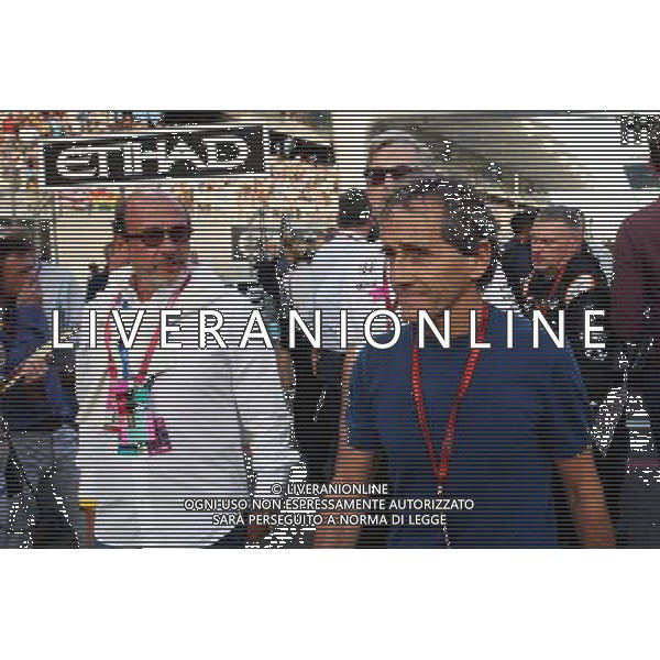 Alain Prost (FRA) on the grid. 27.11.2016. Formula 1 World Championship, Rd 21, Abu Dhabi Grand Prix, Yas Marina Circuit, Abu Dhabi, Race Day. AG ALDO LIVERANI SAS ONLY ITALY