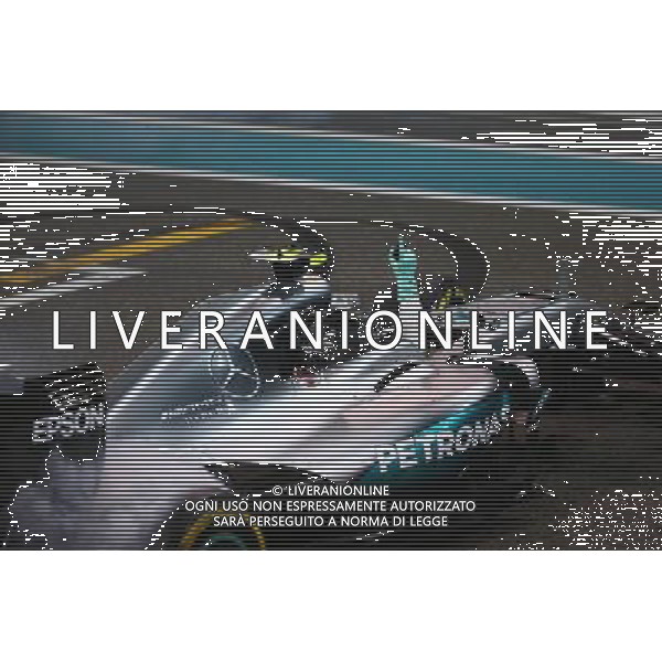 2nd place and new world champion Nico Rosberg (GER) Mercedes AMG Petronas F1 W07. 27.11.2016. Formula 1 World Championship, Rd 21, Abu Dhabi Grand Prix, Yas Marina Circuit, Abu Dhabi, Race Day. AG ALDO LIVERANI SAS ONLY ITALY