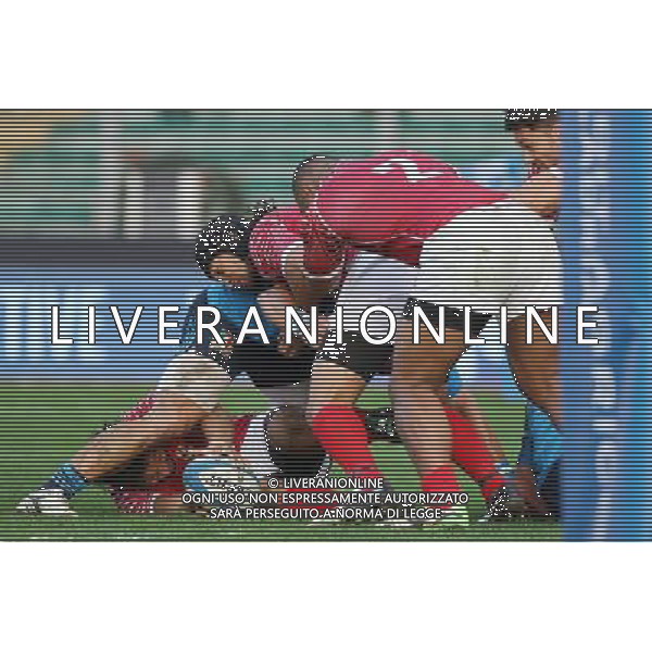 PADOVA 26 -11-2016 STADIO EUGANEO RUGBY AMICHEVOLE ITALIA VS TONGA NELLA FOTO:TU\'ITAVAKE NAFI FOTO PAOLA GARBUIO/AG.ALDO LIVERANI