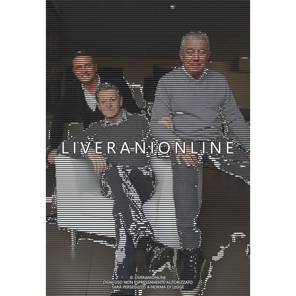 Milano, ( MI ) 29/11/2016 Teatro Nazionale, conferenza stampa I Legnanesi Nella foto: Enrico Dalceri ( Mabilia ), Antonio Provasio ( Teresa ) e Luigi Campisi ( Giovanni ) PH Lauro Montagnini AG ALDO LIVERANI SAS