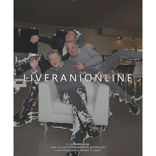 Milano, ( MI ) 29/11/2016 Teatro Nazionale, conferenza stampa I Legnanesi Nella foto: Enrico Dalceri ( Mabilia ), Antonio Provasio ( Teresa ) e Luigi Campisi ( Giovanni ) PH Lauro Montagnini AG ALDO LIVERANI SAS