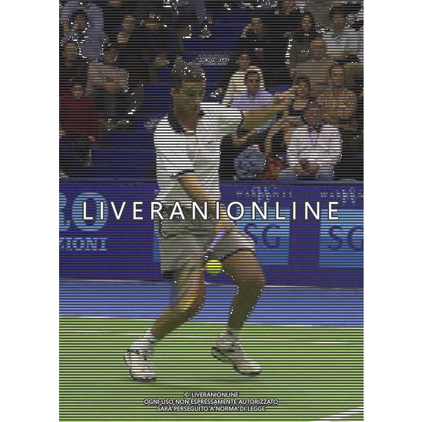 07-02-2001 TENNIS A MILANO NELLA FOTO DAVIDE SANGUINETTI FOTO DFP-AG ALDO LIVERANI SAS
