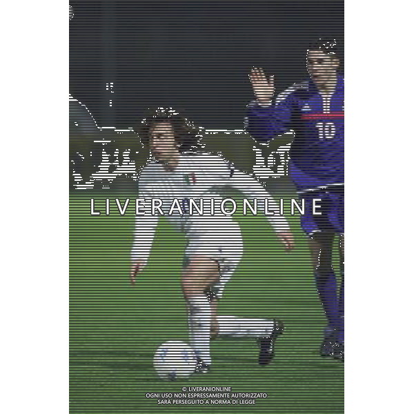 COMO,16-04-02 DFP/MARCO LUSSOSO ITALIA- FRANCIA UNDER 21 (AMICHEVOLE) NELLA FOTO: PIRLO ANDREA AG DFP-AG ALDO LIVERANI SAS