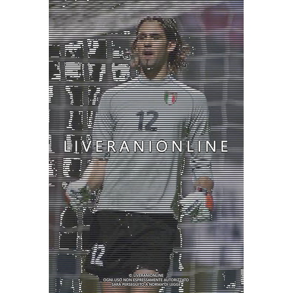 COMO,16-04-02 DFP/MARCO LUSSOSO ITALIA- FRANCIA UNDER 21 (AMICHEVOLE) NELLA FOTO: PELIZZOLI IVAN AG DFP-AG ALDO LIVERANI SAS