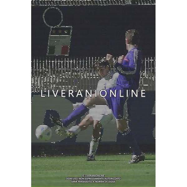 COMO,16-04-02 DFP/MARCO LUSSOSO ITALIA- FRANCIA UNDER 21 (AMICHEVOLE) NELLA FOTO: MARCHIONNI MARCO AG DFP-AG ALDO LIVERANI SAS