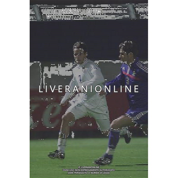 COMO,16-04-02 DFP/MARCO LUSSOSO ITALIA- FRANCIA UNDER 21 (AMICHEVOLE) NELLA FOTO: MARCHIONNI MARCO AG DFP-AG ALDO LIVERANI SAS